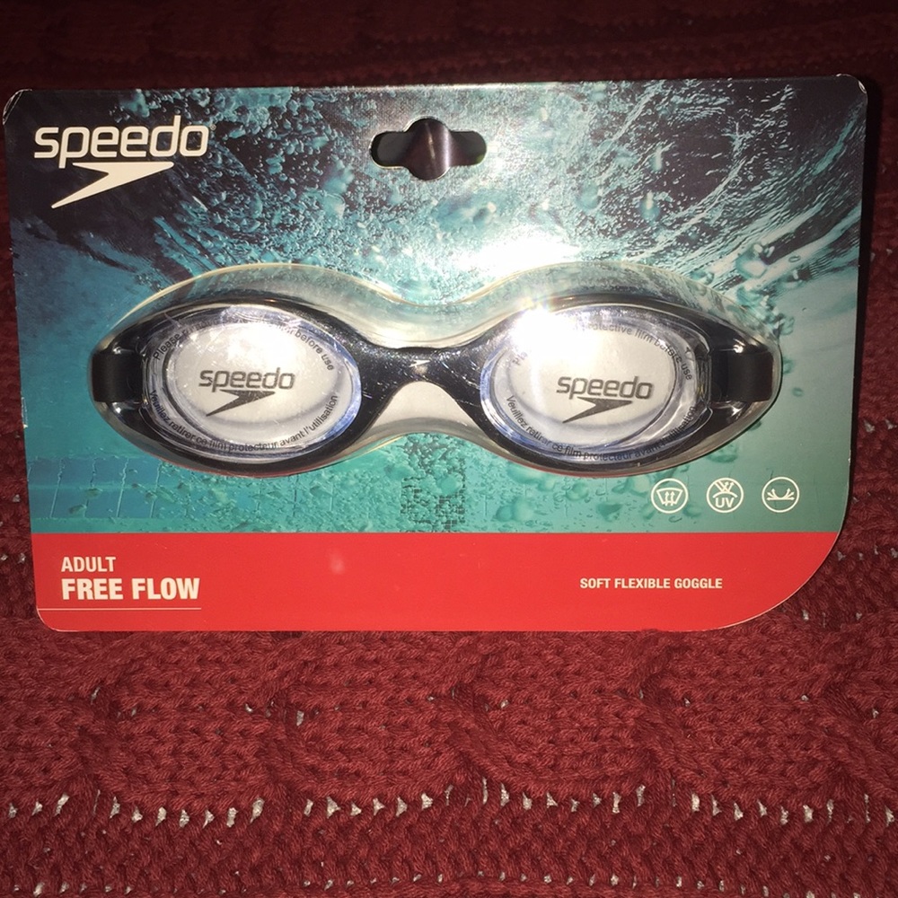 Speedo Adult Swim Goggles black/blue